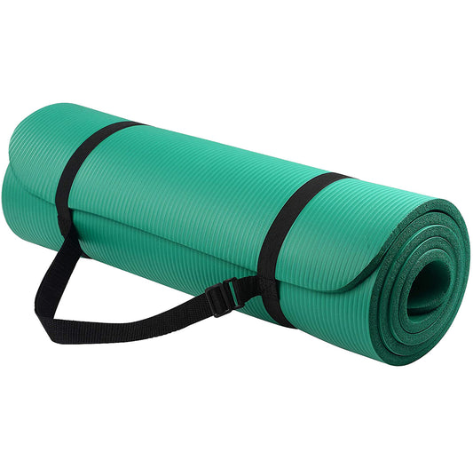 Striped NBR Yoga Mat: Premium Quality Yoga Mat for Fitness and Meditation