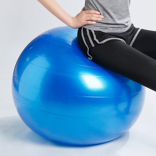 Glossy Yoga Ball for Fitness Beginners & Children: Exercise & Gymnastics