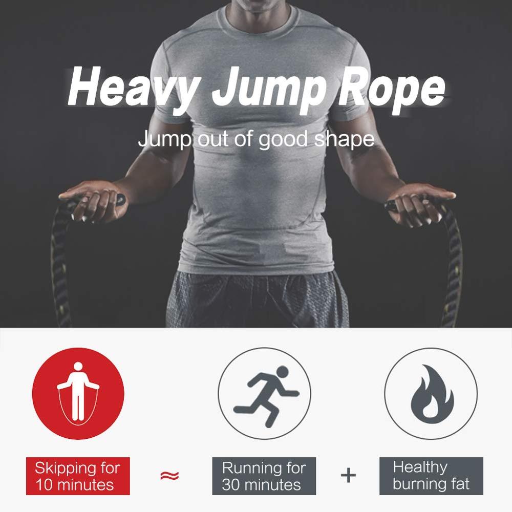 25mm Heavy-Duty Weighted Skipping Rope: The Perfect Way to Build Strength, Endurance, and Agility